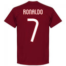Portugal Ronaldo 7 Team KIDS T-Shirt - Maroon