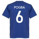 France Pogba No6 Team T-Shirt - Royal