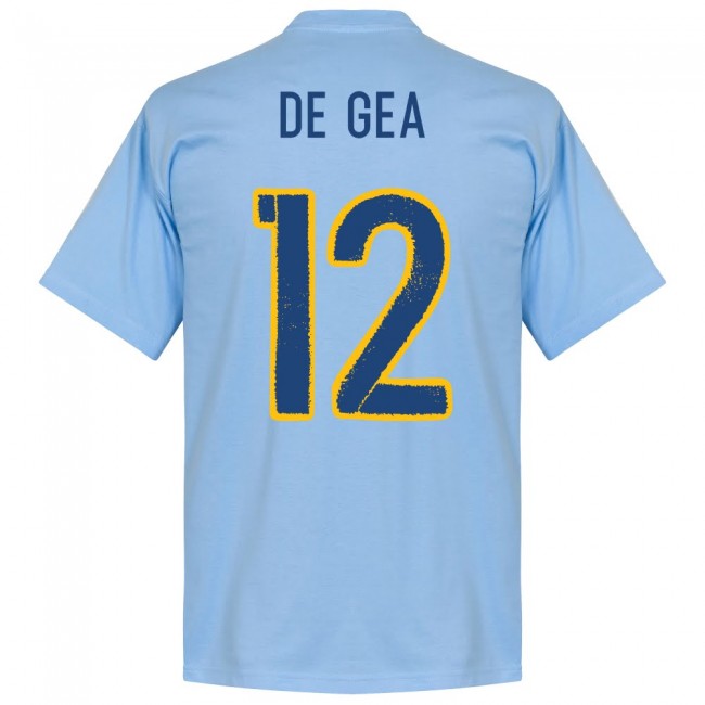 Spain De Gea Team T-shirt - Sky