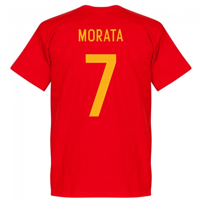 Spain Morata Team T-Shirt - Red