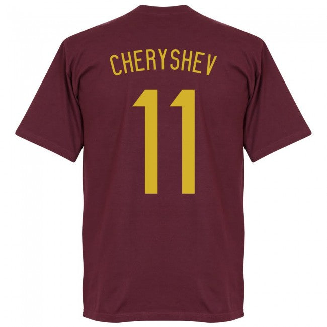 Russia Team Cheryshev T-shirt - Maroon