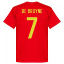 Belguim De Bruyne Team T-Shirt - Red