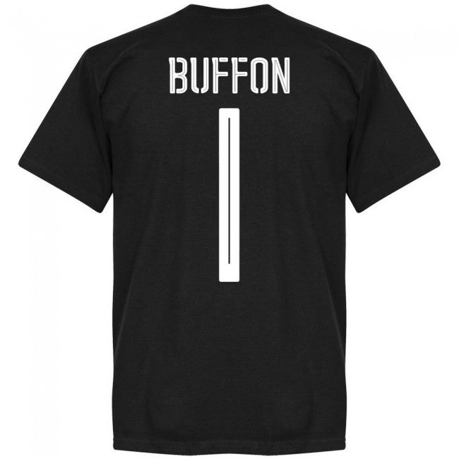 Italy Buffon Team T-shirt - Black