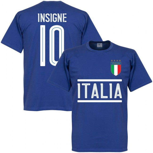 Italy Insigne Team T-Shirt - Royal