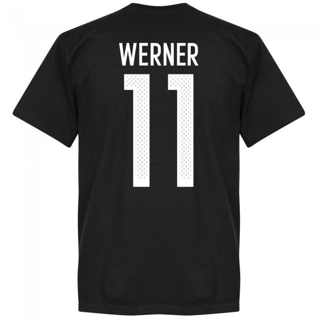 Germany Team T-shirt + Werner 11 - Black