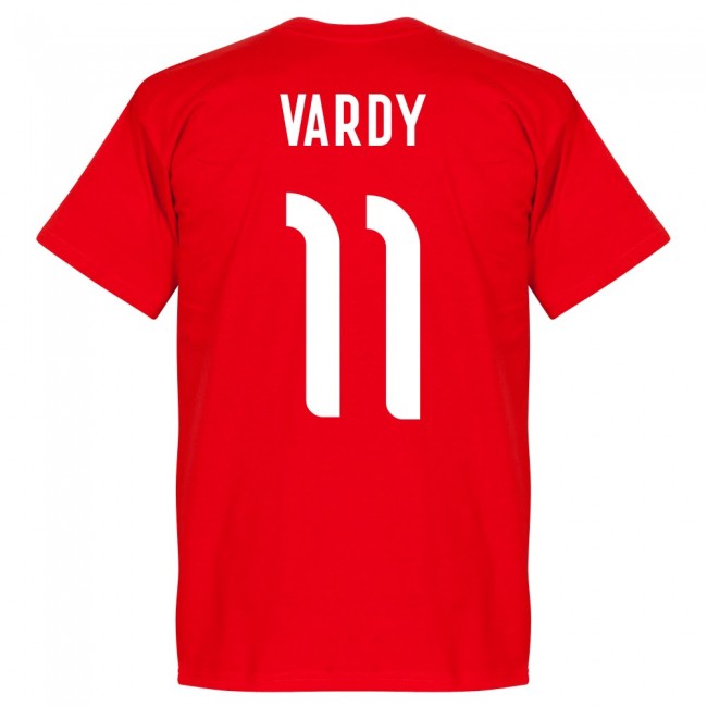 England Vardy Team T-Shirt - Red