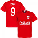 England Kane 9 Team T-Shirt - Red