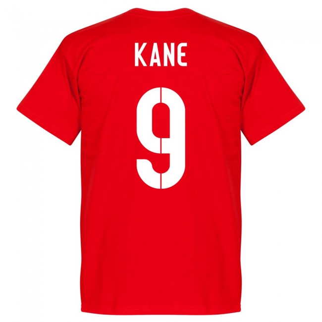 England Kane 9 Team T-Shirt - Red