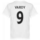 Leicester Vardy 9 Team T-Shirt - White - Kids - Terrace Gear