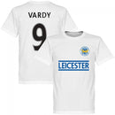 Leicester Vardy 9 Team T-Shirt - White - Kids - Terrace Gear