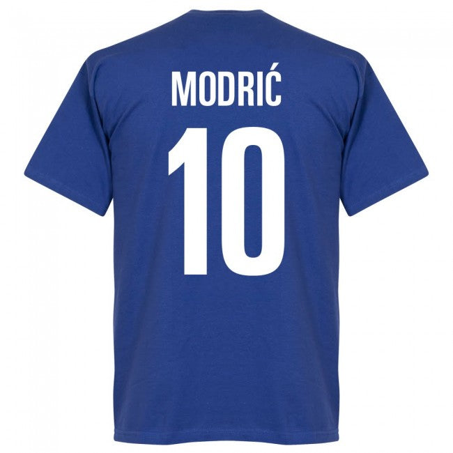 Croatia Modric 10 Team T-Shirt - Royal