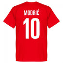 Croatia Modric 10 Team T-Shirt - Red