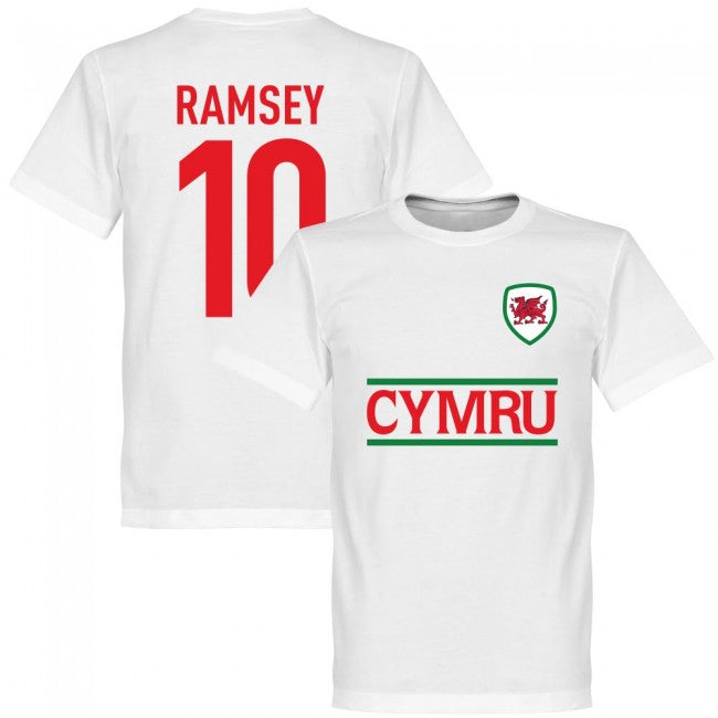 Cymru Ramsey 10 Team T-Shirt - White