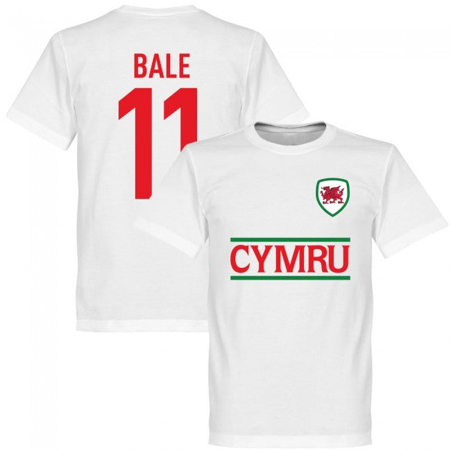 Cymru Bale 11 Team T-Shirt - White