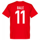 Wales Bale 11 Team T-Shirt - Red
