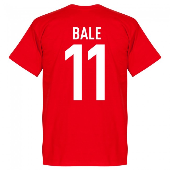 Wales Bale 11 Team T-Shirt - Red