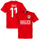 Wales Bale 11 Team T-Shirt - Red