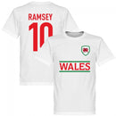 Wales Ramsey 10 Team T-Shirt - White