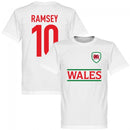 Wales Ramsey Team T-shirt - White