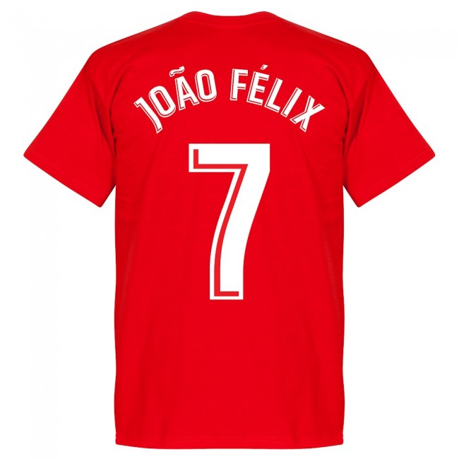 Atletico Madrid Joao Felix 7 Team T-Shirt - Red