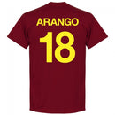 Venezuela Arango No.18 Team T-shirt - Deep Red