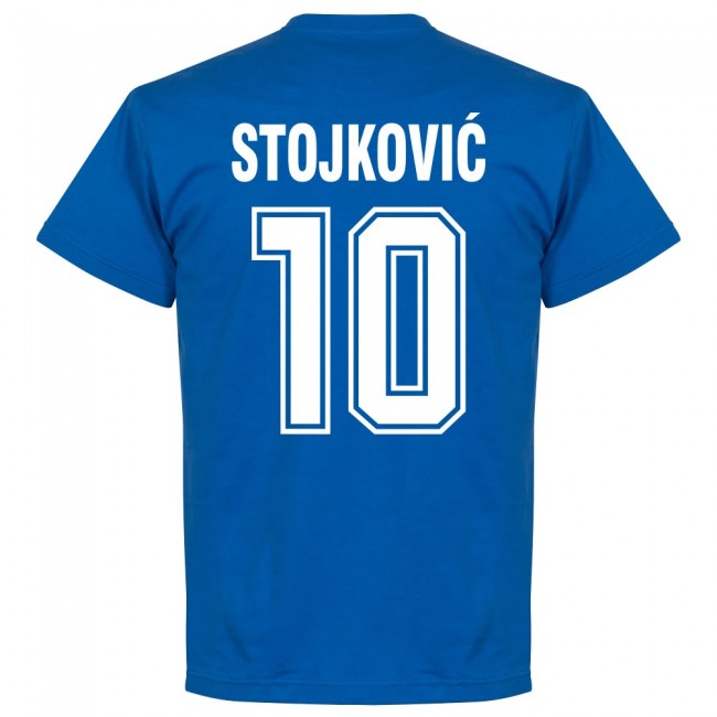 Yugoslavia Stojkovic Team T-shirt - Royal