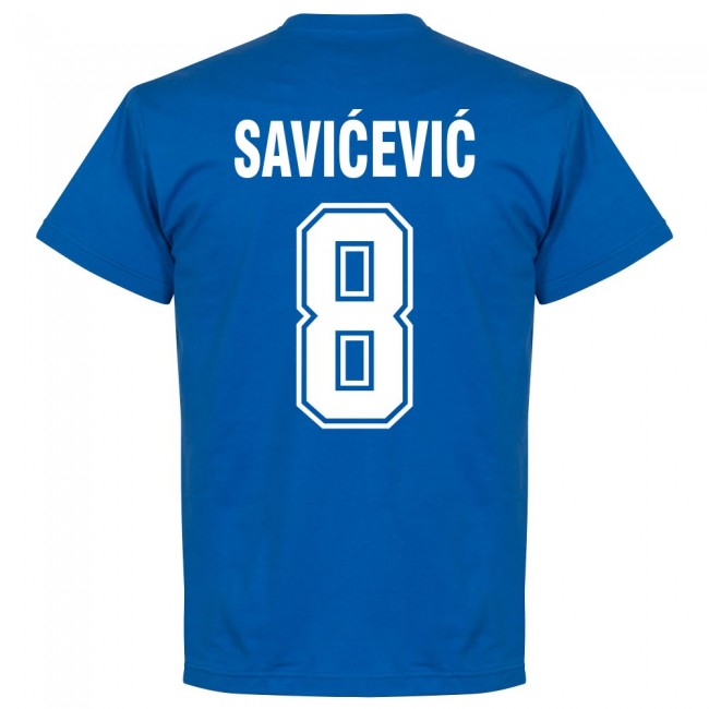 Yugoslavia Savicevic Team T-shirt - Royal