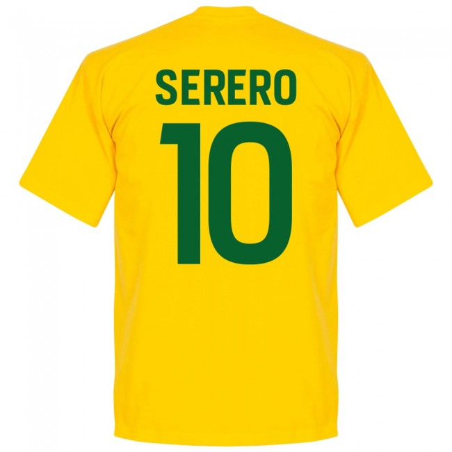 South Africa Serero No.10 Team T-Shirt - Yellow