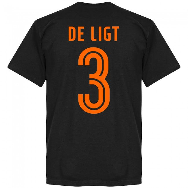 Holland De Ligt Team T-Shirt - Black