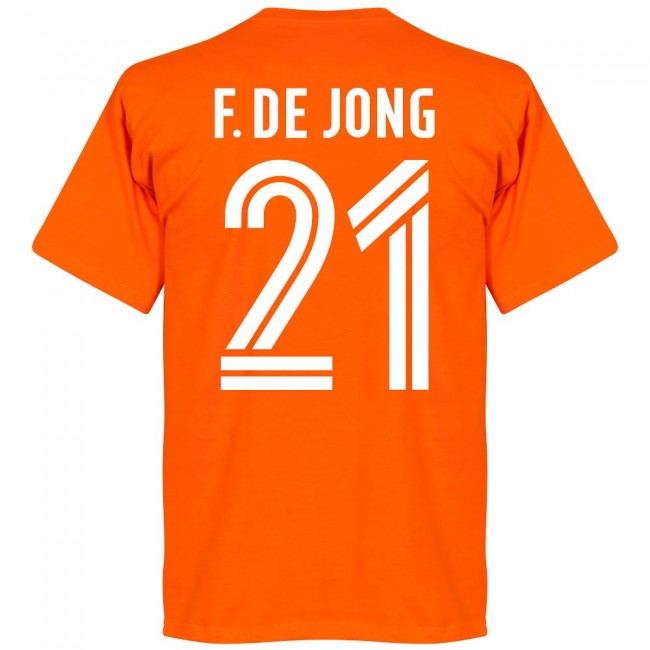 Holland F. De Jong Team T-Shirt - Orange