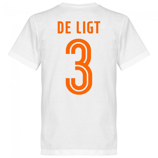 Holland De Ligt Team T-Shirt - White