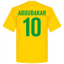 Cameroon Aboubakar 10 Team T-Shirt - Yellow