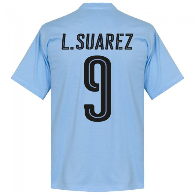 Uruguay L. Suarez Team T-Shirt - Sky