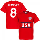 USA Dempsey 7 Team T-Shirt - Red