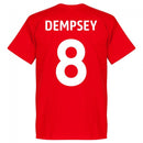 USA Dempsey 7 Team T-Shirt - Red