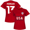 USA Team Womens Morgan 13 T-shirt - Red