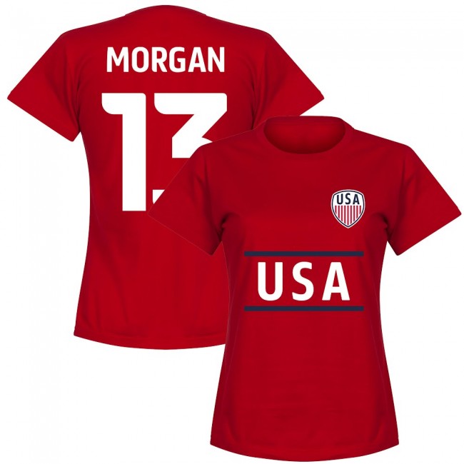 USA Team Womens Morgan 13 T-shirt - Red