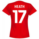 USA Heath 17 Team Womens T-Shirt - Red