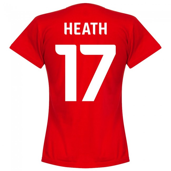 USA Heath 17 Team Womens T-Shirt - Red