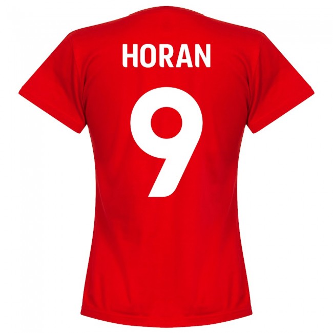 USA Horan 9 Team Womens T-Shirt - Red