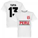 Peru Tapia 13 Team T-Shirt - White