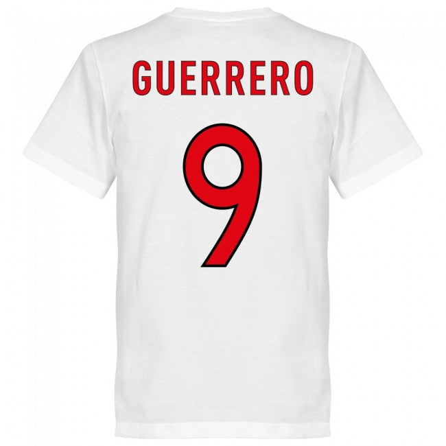 Peru Guerrero 9 Team T-Shirt - White