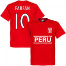 Peru Farfan 10 Team T-Shirt - Red