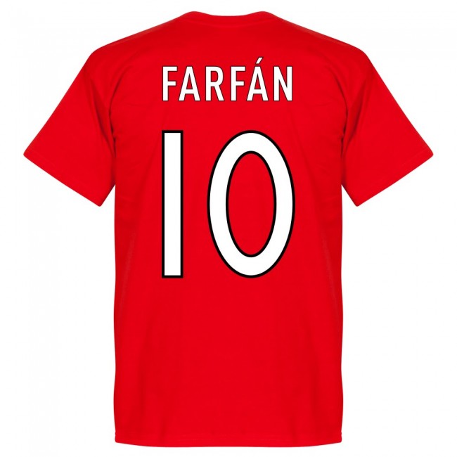 Peru Farfan 10 Team T-Shirt - Red