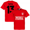 Peru Tapia 13 Team T-Shirt - Red