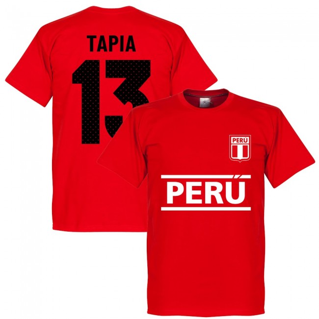 Peru Tapia 13 Team T-Shirt - Red