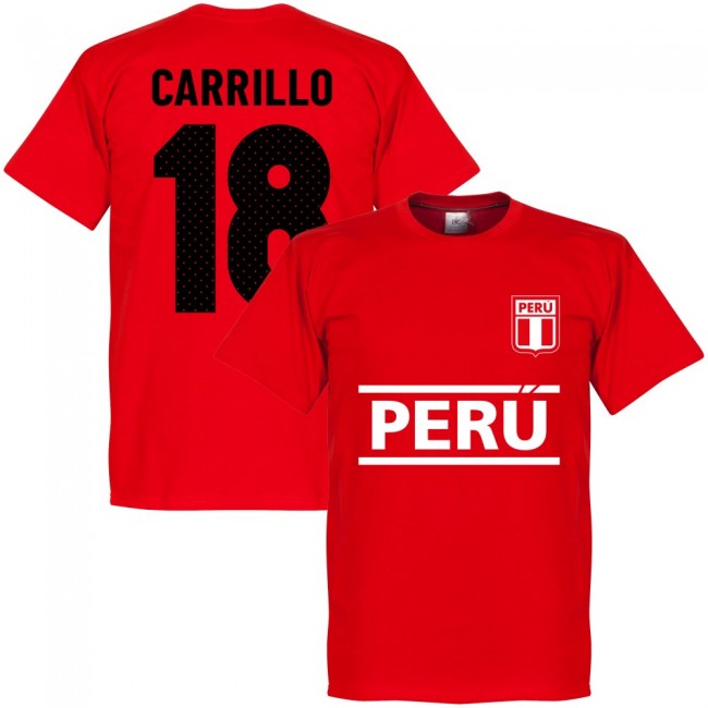 Peru Carrillo 18 Team T-Shirt - Red