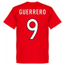 Peru Guerrero 9 Team T-Shirt - Red