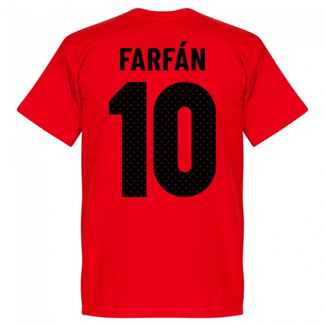 Peru Farfan 10 Team T-Shirt - Red