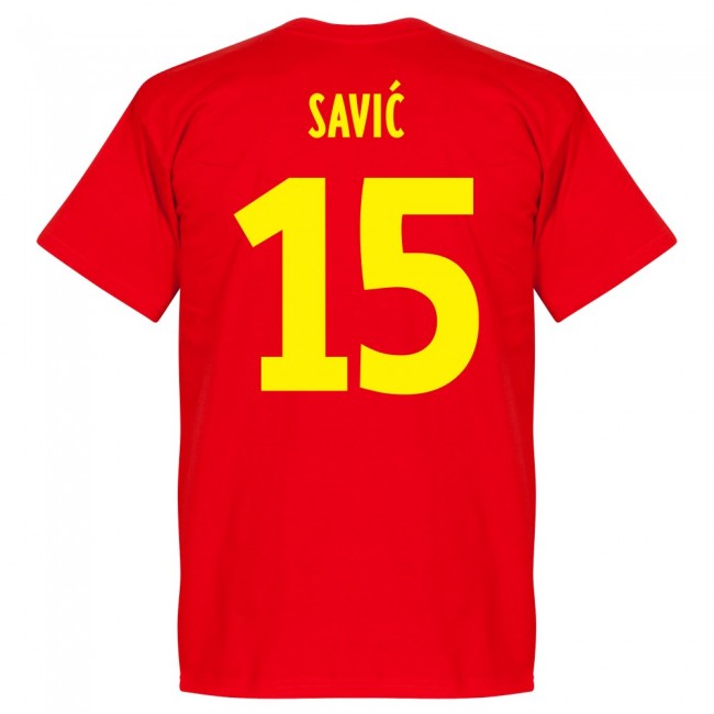 Montenegro Savic 15 Team T-Shirt - Red